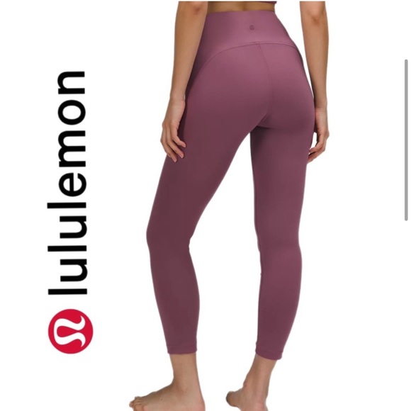 NWT LuLuLemon InStill High-Rise Tight 25" Size 4 Colour Vintage Plum - Picture 3 of 5